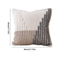 thumbnail image 3 of BMYJ Throw Pillow with Rope Pattern and Tassels Soft Cotton Linen Textured Cushion for Sofa Bed,Soft & Stylish Moroccan Decorative for Couch Sofa Living Room Home Decor, 3 of 4