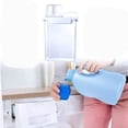 thumbnail image 2 of 1800ML Laundry Powder Container, Airtight Laundry Detergent Powder Storage Box with Measuring Cup and Handle Transparent Plastic Laundry Detergent Dispenser for Washing Powder,Soda Powder,Grain, 2 of 7
