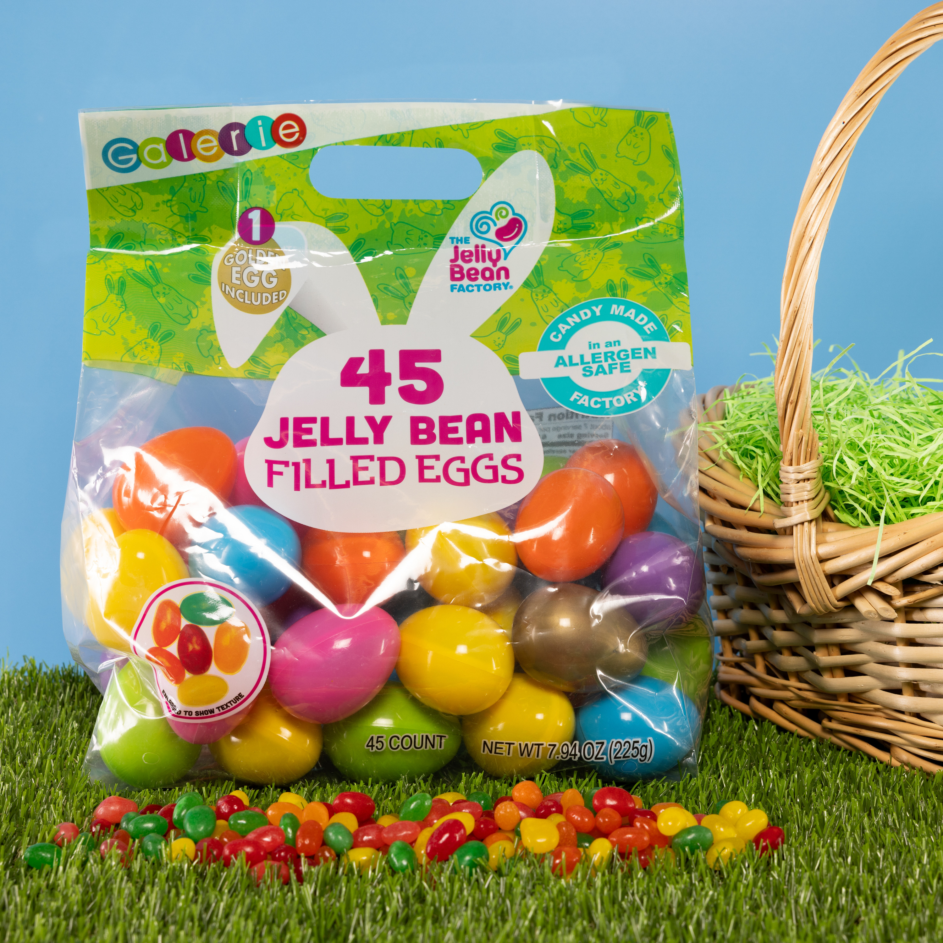 Galerie 45 Count Egg Hunt Bag with Jellybeans, 7.94 oz - image 4 of 5