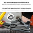 thumbnail image 2 of Men's Work Shoes Steel Toe Safety Shoes for Men Lightweight Work Sneakers Puncture Proof Safety Work Shoes for Construction Non Slip Safety Sneakers Comfortable Breathable Walking Tennis Shoes, 2 of 14