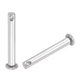 thumbnail image 4 of Uxcell Single Hole Clevis Pins 5mm x 35mm Flat Head 304 Stainless Steel Link Hinge Pin 4Pcs, 4 of 5