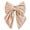 Champagne, variant on Velvet Bows Hair Clip Ribbon Accessories Bow for Women With Updo, Elegant Design Wedding Hair Accessory,Wine