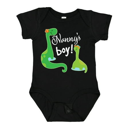 

Inktastic Nannys Boy Grandson Dinosaur Gift Baby Boy Bodysuit