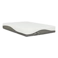 thumbnail image 1 of Pemberly Row Matelas en Mousse Mémoire Infusée de Charbon 10,5 Pouces - Tissu Blanc, 1 of 7