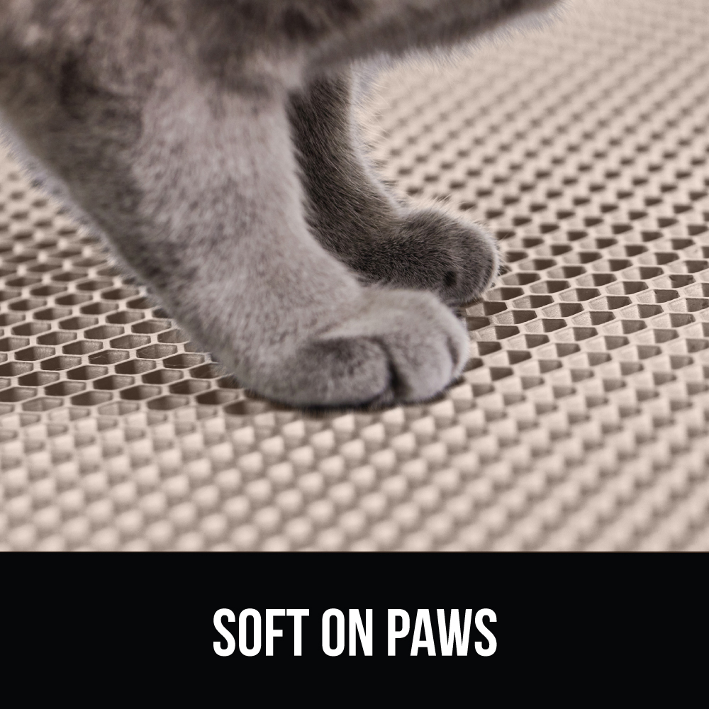 Gorilla Grip Waterproof Cat Litter Mat, 24" x 15" photo 4