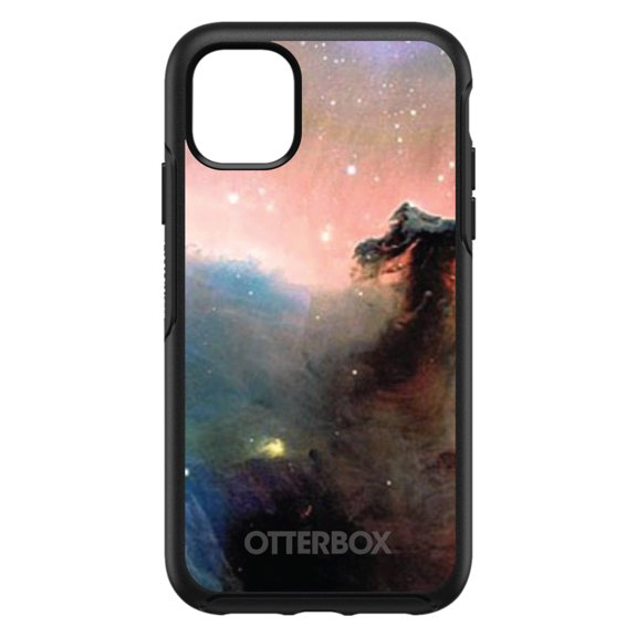 DistinctInk OtterBox Symmetry Custom Case for Apple iPhone 15 (6.1" Screen) - Show Your Love of Astronomy - Raised Bezel Screen Guard