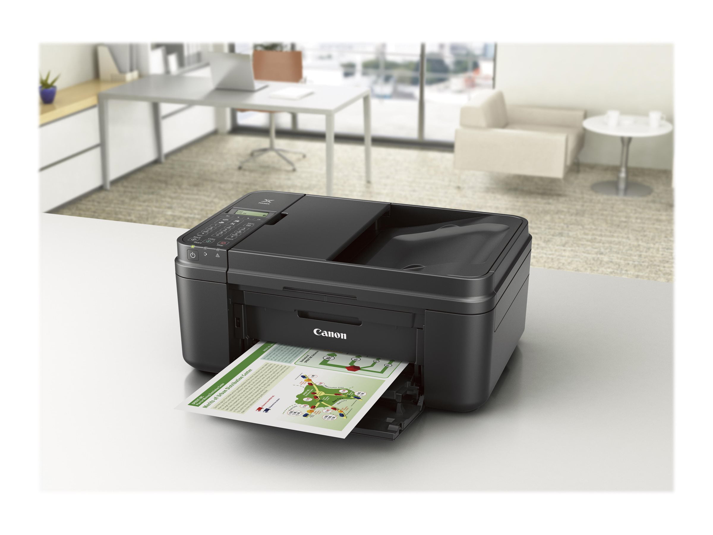 Canon PIXMA TR4722 All-in-One Wireless InkJet Printer with ADF, Mobile  Print and Fax