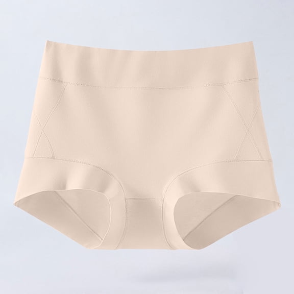 Seamless Cotton Underwears for Womens Breathable Lace Trimmed High Waisted Triangular Underwear For Women