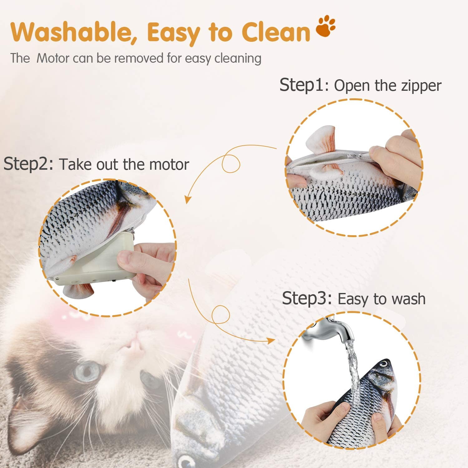 Flopping Fish Toy for Dogs Interactive Floppy Fish Dog Toy Dancing Wiggle Cat Kicker Fish Catnip Toys Electric Realistic Funny Flipping C