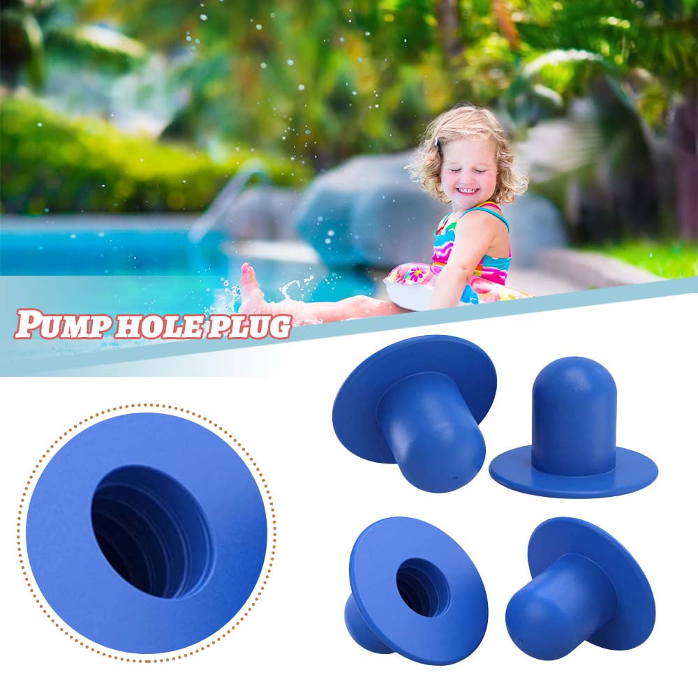 UNIVERSAL SWIMMING POOL FILTER PUMP STRAINER HOLE PLUG WATER STOPPER 2pk 