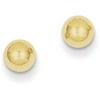 Primal Gold 14 Karat Yellow Gold 5mm Ball Post Earrings