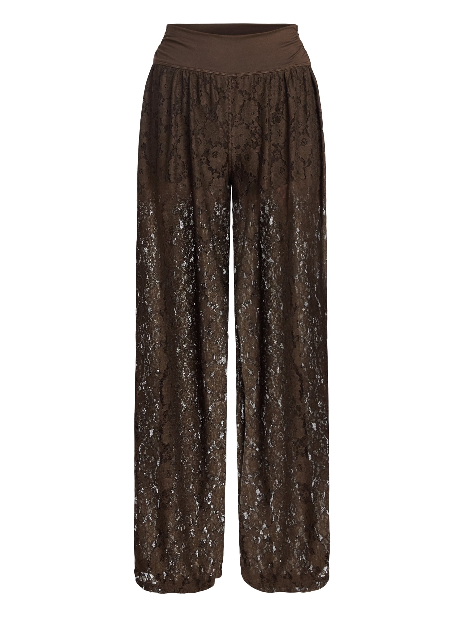 No Boundaries Lace Knit Wide Leg Pant, Women's