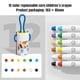 thumbnail image 1 of 12/24/36 crayones lavables para niños pequeños, de secado rápido, de seda, para pintar al óleo, de colores, lavables, 1 of 5