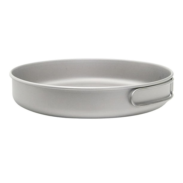 Sartén de , utensilios para Utensilios Vajilla Sartén de Sartén para Camping Senderismo Cocinar , con mango