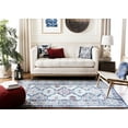 thumbnail image 3 of SAFAVIEH Kazak Jancis Geometric Area Rug, Blue/Grey, 6'7" x 6'7" Square, 3 of 11