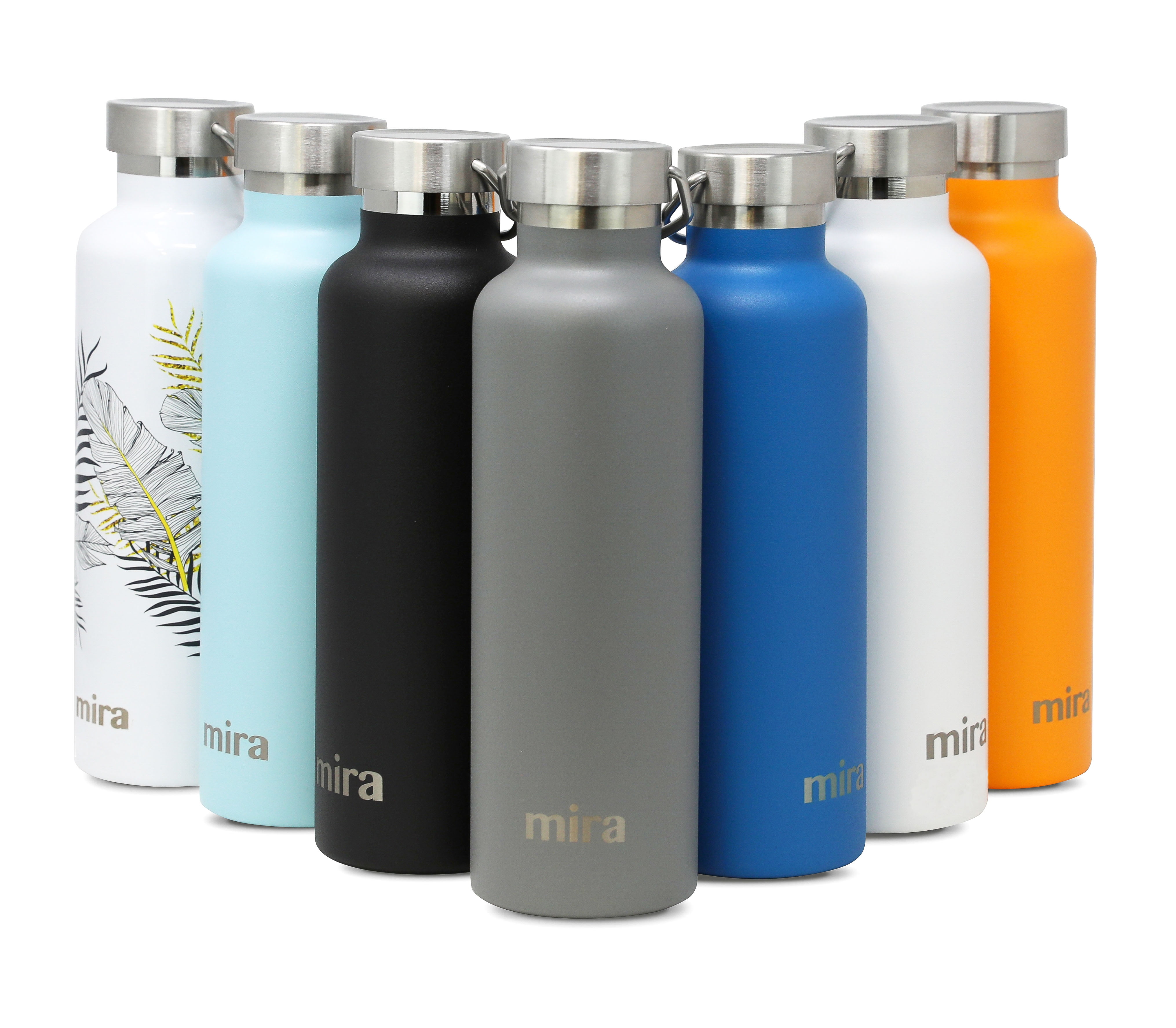 MIRA 25 oz Stainless Steel Vacuum Insulated Water Bottle Keeps Your