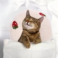 thumbnail image 3 of HEANUJJ U-Shaped Neck Support Cat Pillow in White, Soft Comfortable Material for Better Sleep and Relaxation, 3 of 4
