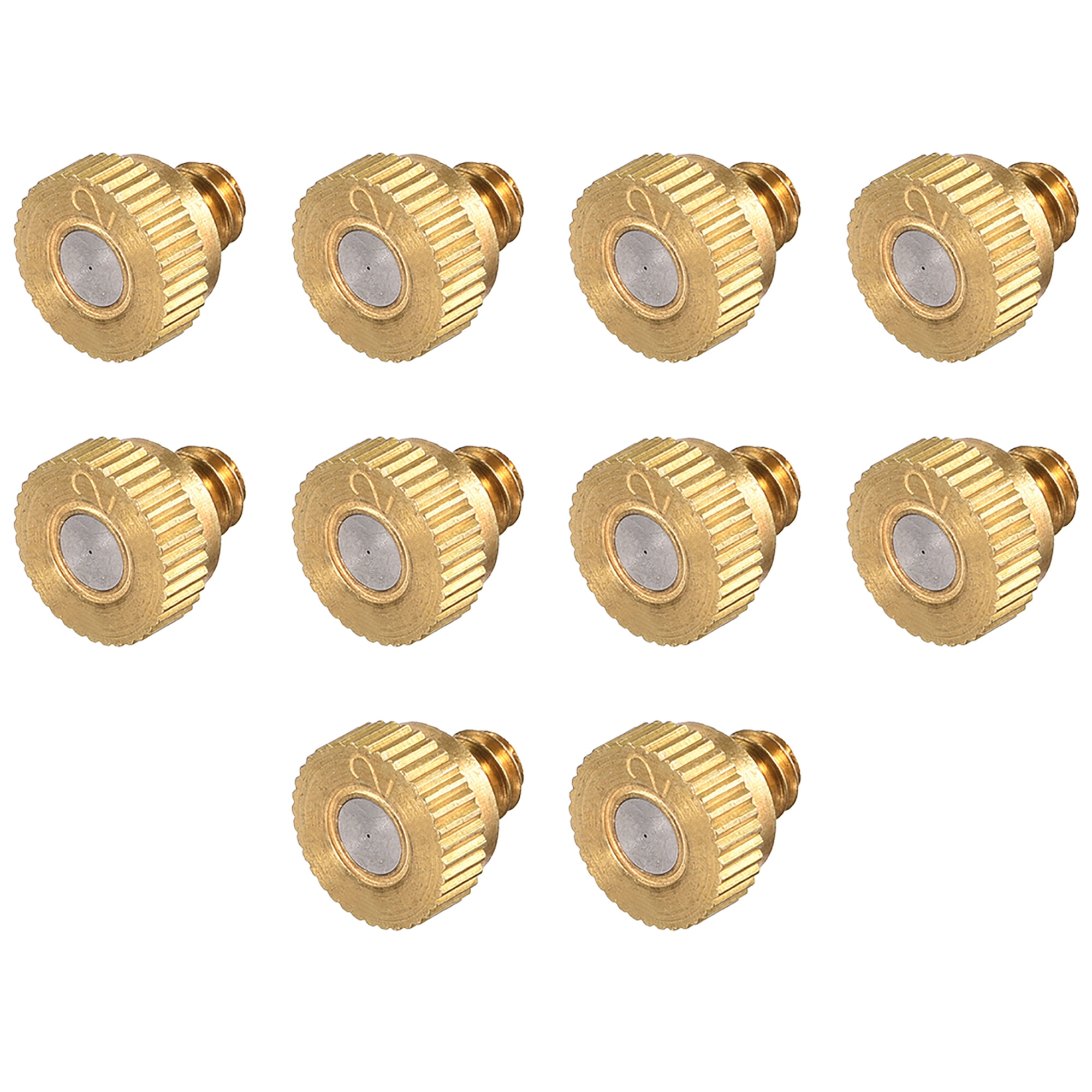 uxcell M14 Brass Single Hole Spray Sprinklers Misting Nozzle Irrigation Connector 4pcs 