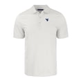 thumbnail image 2 of Men's Cutter & Buck White/Gray West Virginia Mountaineers Pike Eco Symmetry Print Stretch Recycled Polo, 2 of 3