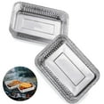 thumbnail image 2 of Plateaux Jetables en Papier D\'aluminium Contenants Cuisson Rangement des Aliments, 2 of 5