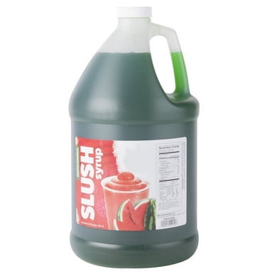 Table King Sirop de Slush à la Melon D\'eau pour Concentré 5:1 Service Alimentaire en Vrac 1 Gallon/3.7L