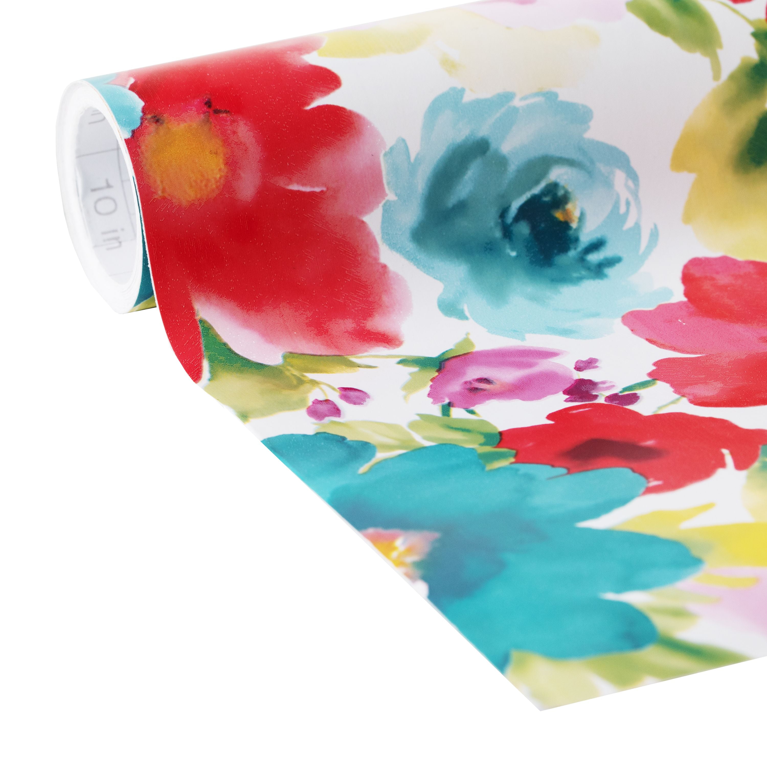 The Pioneer Woman Breezy Blossoms Adhesive Laminate Shelf Liner, 20" x