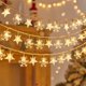 thumbnail image 1 of Descuento Inmediato, Luces de estrellas de nieve navideñas Cadena de luces Accesorios decorativos Adornos para árboles de Navidad Luces colgantes para acampar Akmoler, 1 of 6