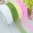 thumbnail image 1 of Package Ribbon Clothes Making Material Decorative Present Wrapping Tape for DIY Craft Accessories Supplies Multi-color Ribbons Birthday Ornament Pure White, 1 of 9