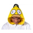 thumbnail image 3 of The Simpsons Hooded Union Suit | Men's Homer Simpson Adult One Piece Costume Pajama Footless Sleeper for Men & Women, 3 of 6