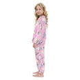 thumbnail image 4 of Fluffy Pajamas Set Fuzzy Winter Warm Pj Sets Pullover Tops and Long Pants Seashells and Conch Shells X-Small, 4 of 8