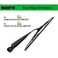 thumbnail image 2 of shiyou-Rear Windshield Wiper Arm Blade Set Replacement for Dodge Grand Caravan 2008-2019, Chrysler Town & Country 2008-2016, Rear Windshield Wiper Blade Arm Kit Replace 68078306AA, 68058372AA, 2 of 4
