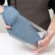 thumbnail image 4 of Recipiente hermético alto con tapa para almacenar alimentos - Organizador de plástico para cereales, harina y azúcar | Juego de 5 tamaños | Diseño transparente | Frascos herméticos para cocina, 4 of 4