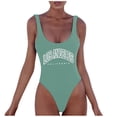 thumbnail image 1 of MDUKONU Women's Modest Full Coverage Swimsuit Lightweight Swimsuit Green M, 1 of 5