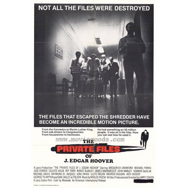 The Private Files Of J Edgar Hoover Movie Poster Style A 27