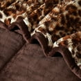 thumbnail image 5 of DF by Dearfoams Super Soft Animal Fur Faux Fur Weighted Blanket, 12 lbs, 48x72, 5 of 8