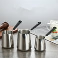thumbnail image 5 of 600Ml Milk Butter Warmer Pot, Turkish Coffee Pot, Stainless Steel Stovetop Melting Pot with Spout for Tea,Heating, 5 of 5