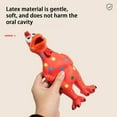 thumbnail image 4 of HLONK Rubber Chicken Toy - Squeaky Fun Screaming 9.5 inch Tall - Unique Fun Designs with Colorful Spots Rubber Chicken for Kids  Adults and Dogs, 4 of 7