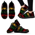 thumbnail image 1 of Zapatillas deportivas con diseño de hojas de marihuana para mujer, zapatos planos con cordones y estampado de colores., 1 of 6
