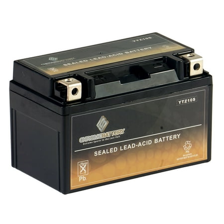 YTZ10S-BS High Performance - Maintenance Free - Sealed AGM Motorcycle (Best Agm Battery For Rv)