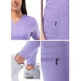 thumbnail image 5 of Adar Pro Flawless Plus Scrub Set For Women - Elevated V-Neck Top & Jogger Scrub Pants, 5 of 7