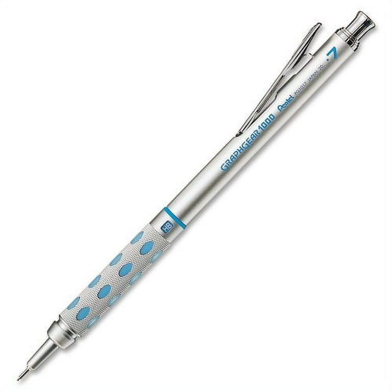 Pentel GraphGear 1000 Automatic Drafting Pencils - #2 Lead - 0.7 mm Lead Diameter - Refillable - Blue Barrel - 1 Each Pentel GraphGear 1000 Automatic Drafting Pencils - #2 Lead - 0.7 mm Lead Diameter - Refillable - Blue Barrel - 1 Each