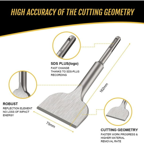 Tile Chisel Newly Improved High Quality 165mm x 75mm Tile Chisel
