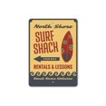 thumbnail image 2 of Surf Shack This Way Novelty Sign, Metal Wall Decor - 10x14 inches, 2 of 4