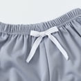 thumbnail image 4 of Milgrthf 3 Pack Girl's Bow Front Athletic Shorts Casual Elastic Waist Activewear Solid Color Summer Beach Workout Shorts for 3-10 Years Multicolor, 4 of 7