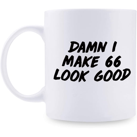 66th Birthday Gifts for Men - 1953 Birthday Gifts for Men, 66 Years Old Birthday Gifts Coffee Mug for Dad, Husband, Friend, Brother, Him, Colleague, Coworker - 11oz