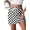 12 Checkered, variant on Skorts for Woman Tennis Skirt Inner Shorts Summer Casual Drawstring Tie Skirts with Pockets
