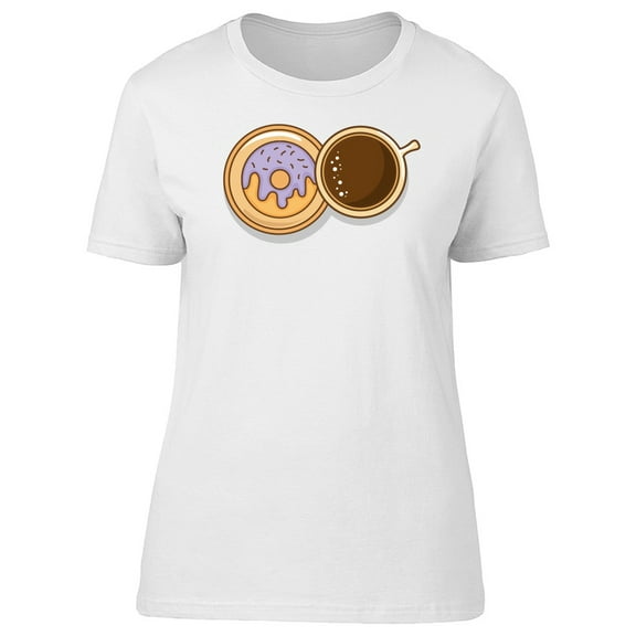 Coffee & Donuts T-Shirt Men -Image by Shutterstock, Male Large