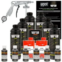 Raptor Charcoal Metallic Urethane Spray-On Truck Bed Liner Spray Gun, 6 Liters
