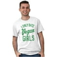 thumbnail image 3 of Date Vegan Girls Funny Vegetarian Gym Men's Graphic T Shirt Tees Brisco Brands S, 3 of 5