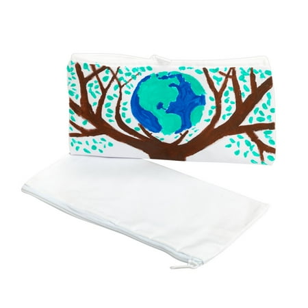 UPC: 0191487021487 | Colorations Canvas Pencil Bags – Set of 12